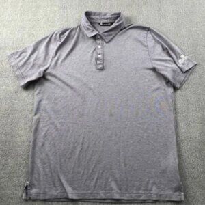 Travis Mathew Polo Shirt Adult Extra Large Striped Short Sleeve Golf Casual Men
